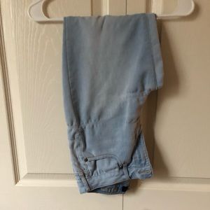 Light wash jeans